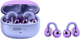 Lenovo LE302 wireless earbuds purple
