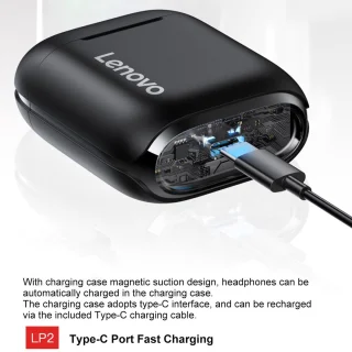 Lenovo LivePods LP2 Bluetooth in-ear oordopjes wit
