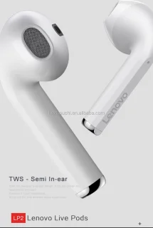 Lenovo LivePods LP2 Bluetooth in-ear oordopjes wit