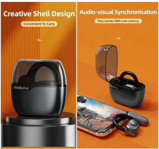 Lenovo LP76 Bluetooth Oordopjes Zwart