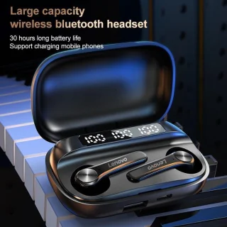 Lenovo QT81 Draadloze Bluetooth Oordopjes Zwart 2021