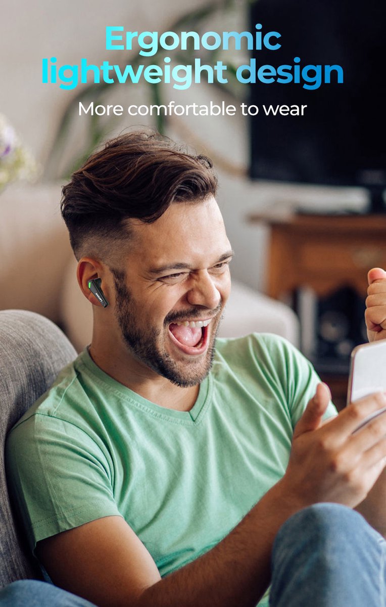 Lenovo ThinkPlus XT85II Draadloze Oordopjes Zwart