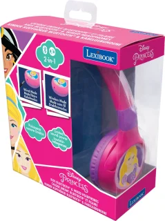 Lexibook Disney Princess Draadloze Hoofdtelefoon 2in1