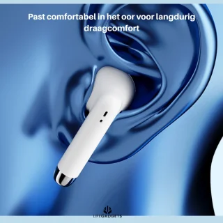Lifegadgets 55-B Draadloze Oordopjes Wit
