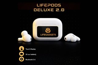 De Lifepods Deluxe 2.0 Draadloze Earbuds in één oogopslag