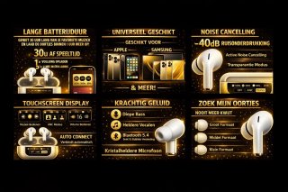 Wat vinden we goed aan de Lifepods Deluxe 2.0 Draadloze Earbuds