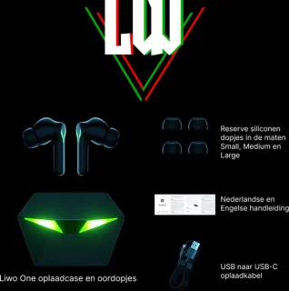 Liwo One Bluetooth Game Oordopjes