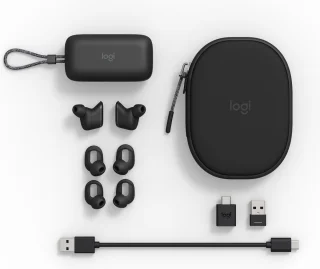 Logitech Zone True Wireless 985-001082 Zwart
