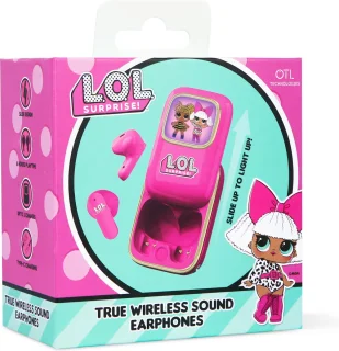 LOL Surprise draadloze Bluetooth oordopjes met oplaadcase