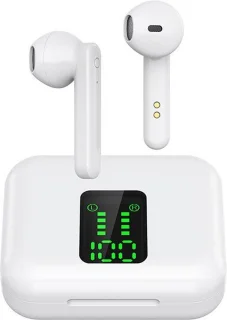M-050 TWS Draadloze Bluetooth Oordopjes Wit In-ear