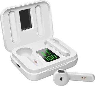 M-050 TWS Draadloze Bluetooth Oordopjes Wit In-ear