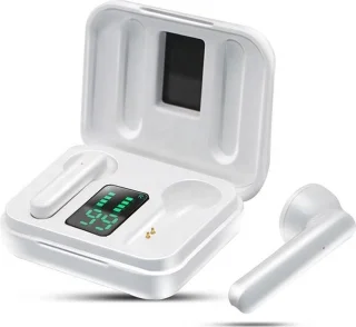 M-050 TWS Draadloze Bluetooth Oordopjes Wit In-ear