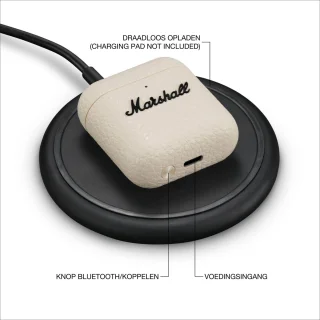 Marshall Minor IV Draadloze Hoofdtelefoon Cream