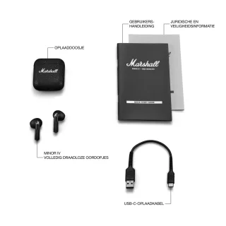 Marshall Minor IV True Wireless Zwart