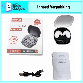 MD Slaap Oordopjes Bluetooth - Wit