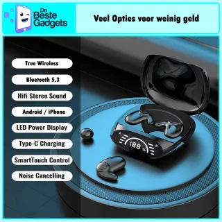 MD Slaap Oordopjes Bluetooth - Wit