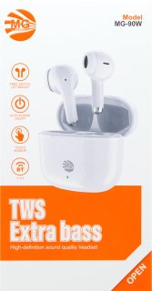 MG 90W Draadloze Oordopjes Wit