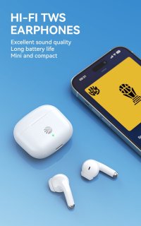 MG 90W Draadloze Oordopjes Wit