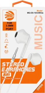 MG DS1550 Oordopjes - Wit