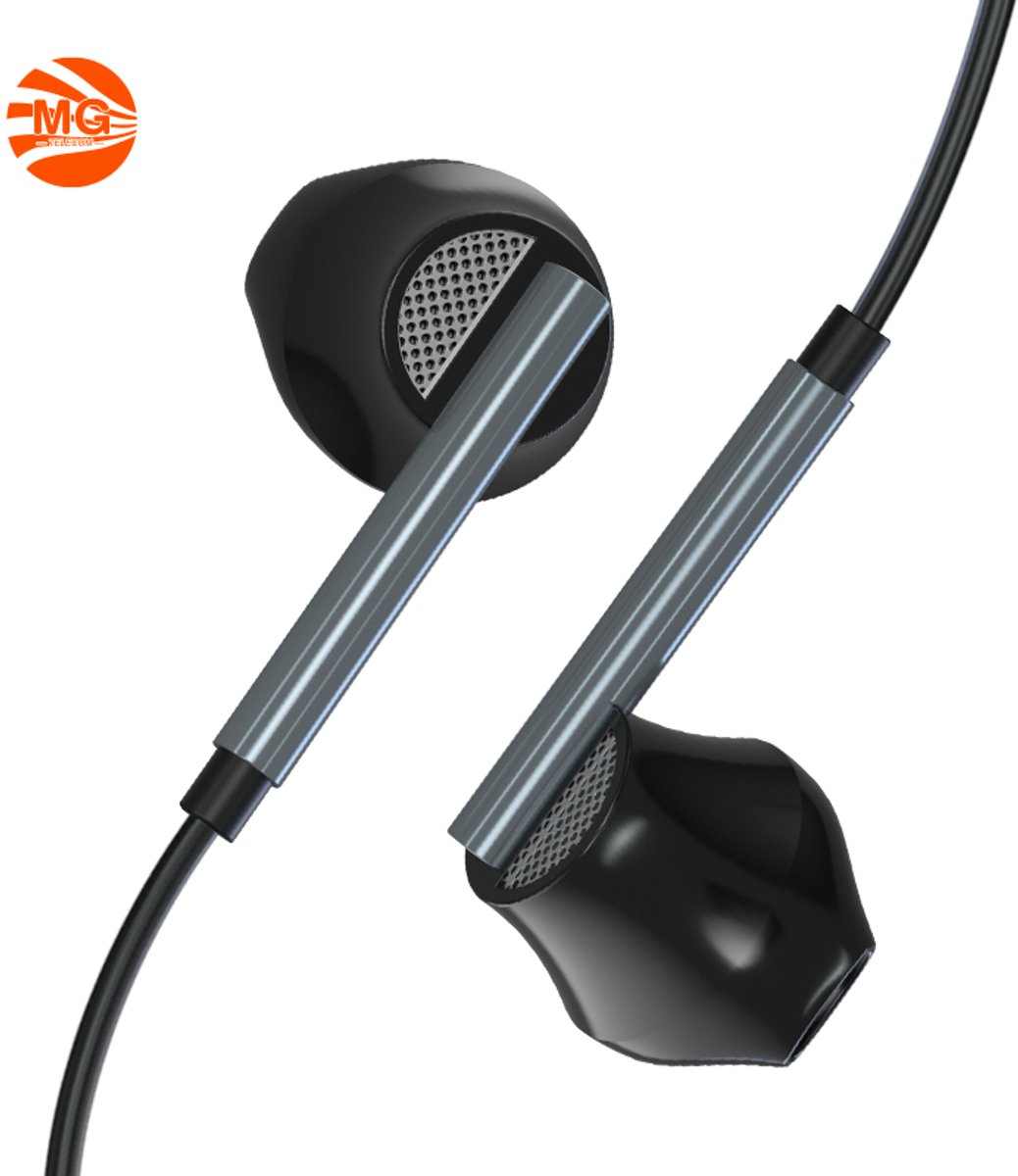 MG HF171 Stereo oordopjes Zwart 3,5mm jack