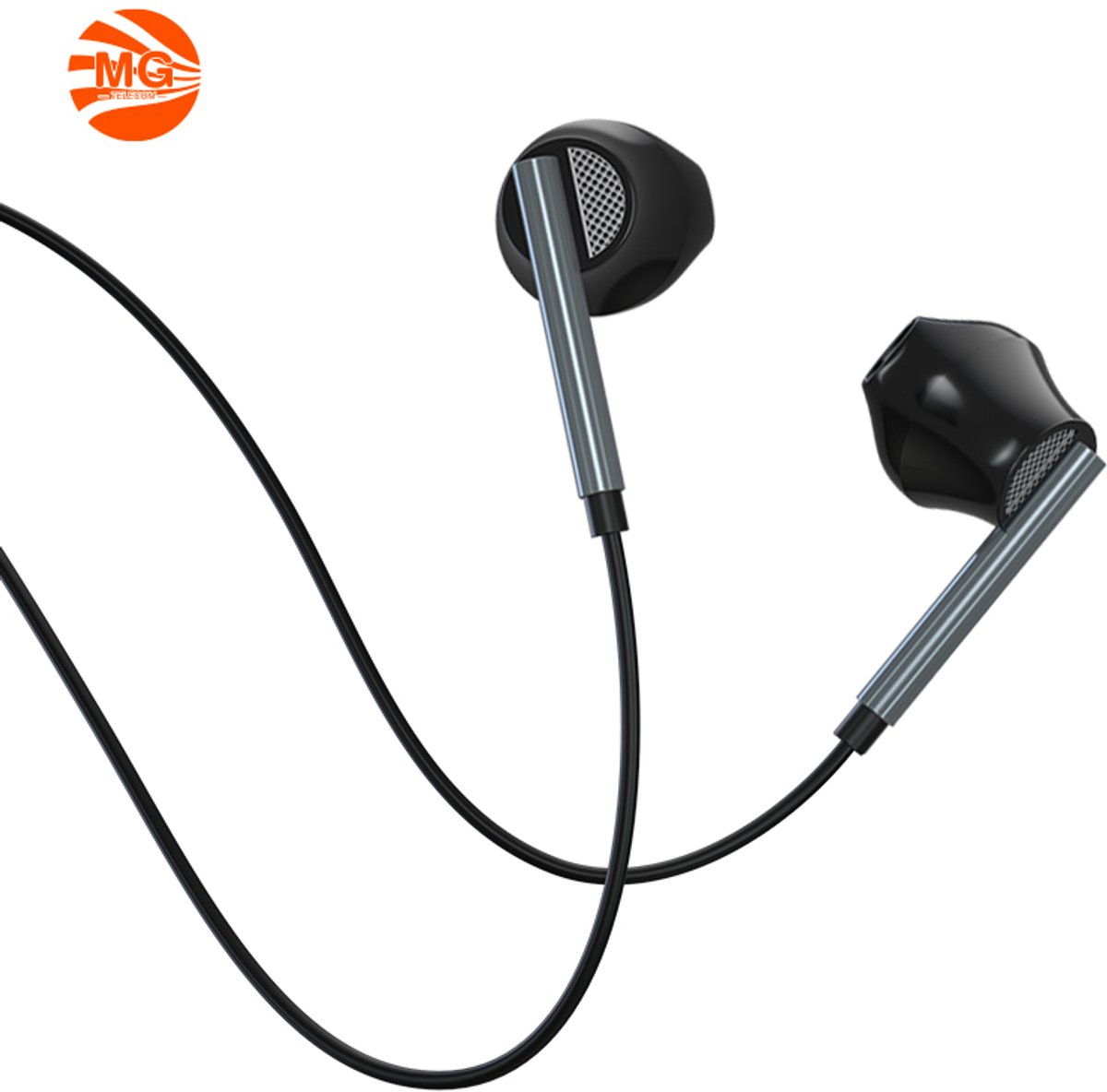 MG HF171 Stereo oordopjes Zwart 3,5mm jack