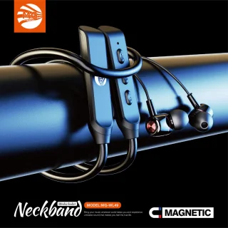MG WL49 Sportoortjes Nekband Zwart