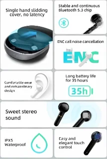 Mibro Earbuds S1 - Draadloze oordopjes - Wit