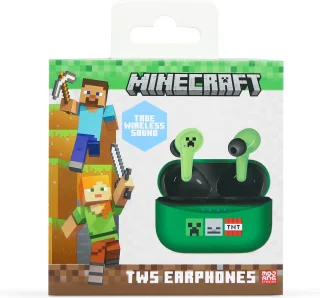 Minecraft TWS Bluetooth Draadloze Oordopjes met Oplaadcase