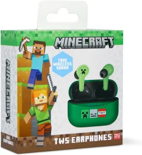 Minecraft TWS Bluetooth Draadloze Oordopjes met Oplaadcase