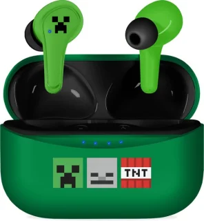 Minecraft TWS Bluetooth Draadloze Oordopjes met Oplaadcase