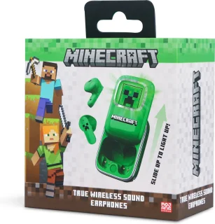 Minecraft TWS Bluetooth Oordopjes met Oplaadcase
