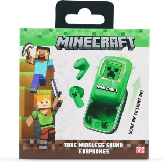 Minecraft TWS Bluetooth Oordopjes met Oplaadcase