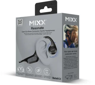 Mixx Resonate Bone Conduction Sport Oordopjes Zwart