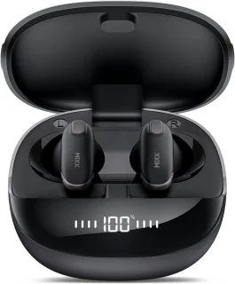 MIXX StreamBuds Hybrid Charge 2 Draadloze Oordopjes Zwart
