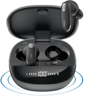 MIXX StreamBuds Mini Charge 2 Draadloze Oordopjes Zwart