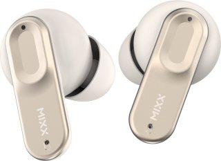 Wat vinden we goed aan de Mixx StreamBuds Ultra Mini - In-ear Koptelefoon - Champagne Goud