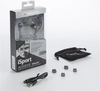 Monster iSport AchieveBT Bluetooth Oordopjes Blauw