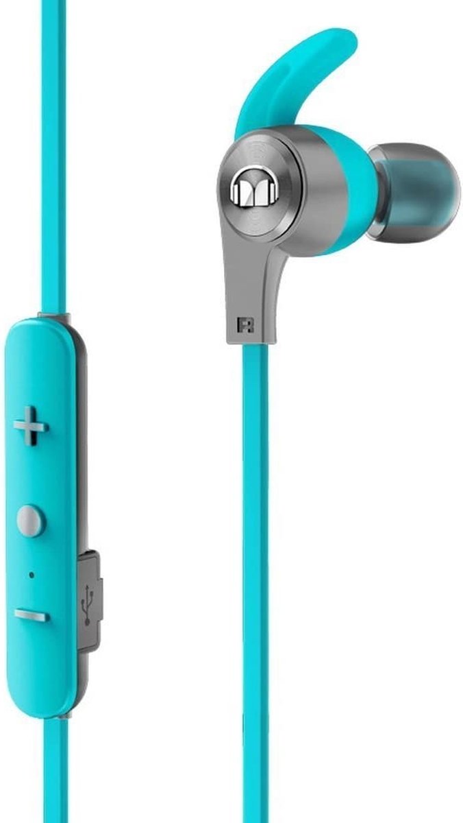 Monster iSport AchieveBT Bluetooth Oordopjes Blauw