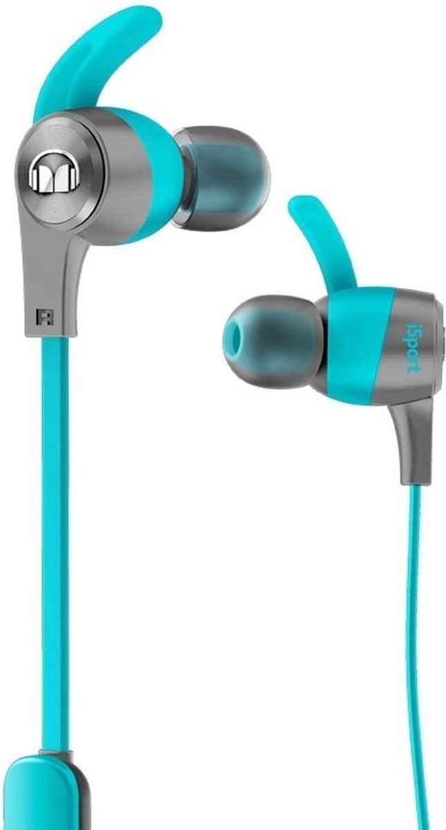 Monster iSport AchieveBT Bluetooth Oordopjes Blauw