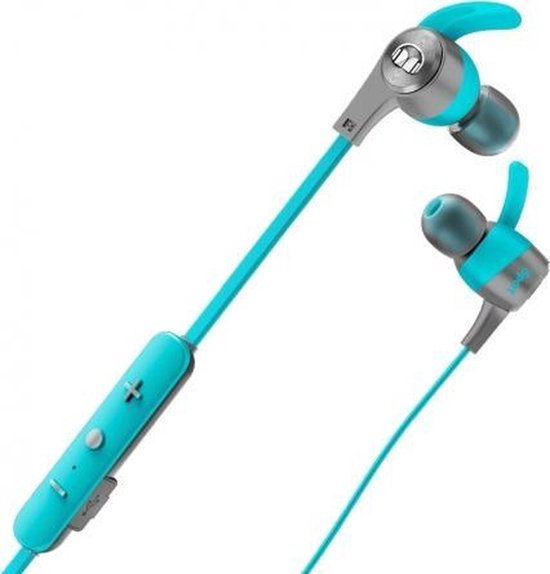 Monster iSport AchieveBT Bluetooth Oordopjes Blauw