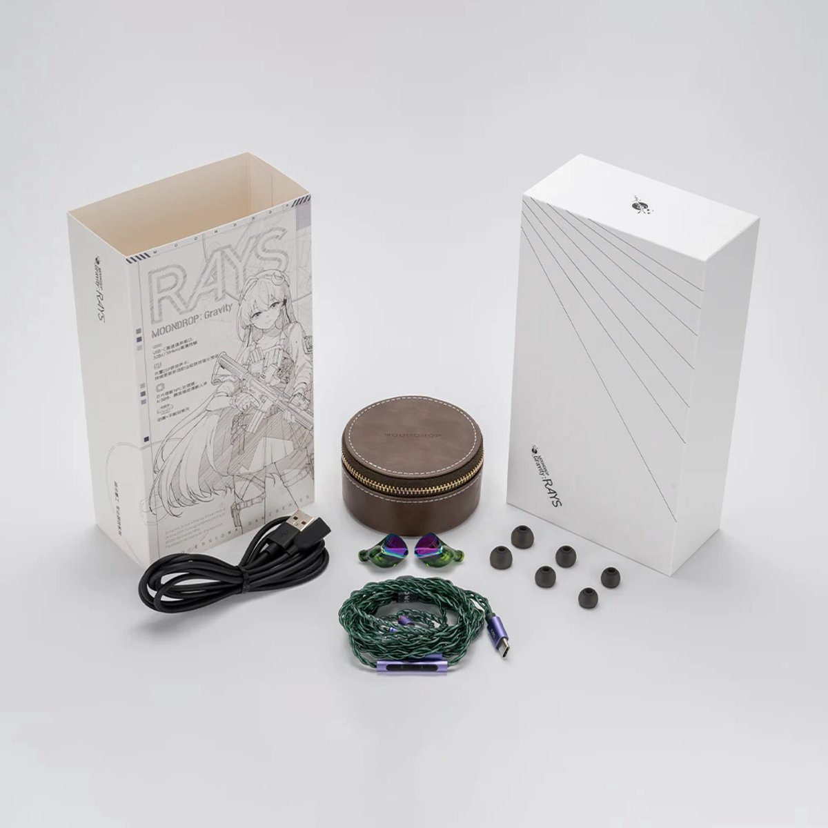 Wat vinden we goed aan de Moondrop Rays In-Ear Monitors Groen/Paars