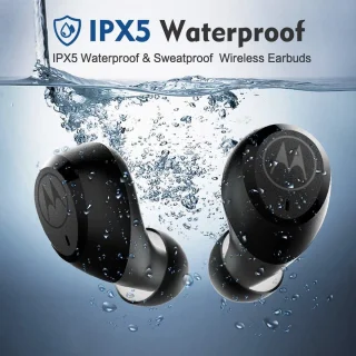 Motorola VerveBuds 100 Draadloze Oortjes Zwart
