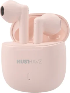 Musthavz True Wireless Earphone Lite Earbuds - Draadloze Oordopjes - Wireless Bluetooth Earphones - Oortjes geschikt voor Apple en Android - Roze/Pink