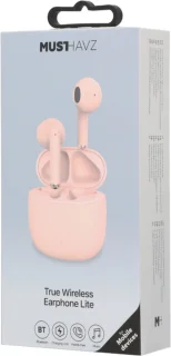 Musthavz True Wireless Earphone Lite Earbuds - Draadloze Oordopjes - Wireless Bluetooth Earphones - Oortjes geschikt voor Apple en Android - Roze/Pink