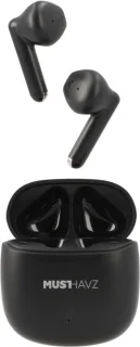 Musthavz True Wireless Earphone Lite Earbuds - Draadloze Oordopjes - Wireless Bluetooth Earphones - Oortjes geschikt voor Apple en Android - Zwart