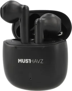 Musthavz True Wireless Earphone Lite Earbuds - Draadloze Oordopjes - Wireless Bluetooth Earphones - Oortjes geschikt voor Apple en Android - Zwart