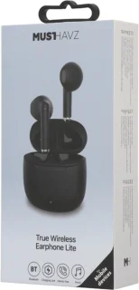 Musthavz True Wireless Earphone Lite Earbuds - Draadloze Oordopjes - Wireless Bluetooth Earphones - Oortjes geschikt voor Apple en Android - Zwart