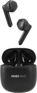 Musthavz True Wireless Earphone Lite Earbuds - Draadloze Oordopjes - Wireless Bluetooth Earphones - Oortjes geschikt voor Apple en Android - Zwart