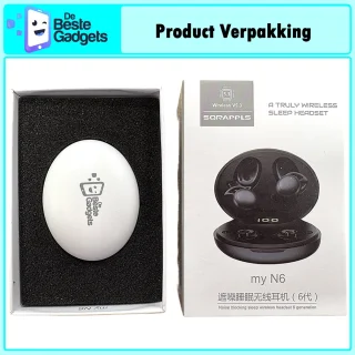 MyN6 Draadloze Slaap-oordopjes - Wit