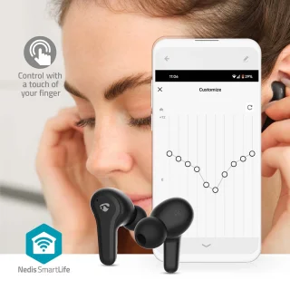 Nedis Bluetooth Draadloze Oordopjes Zwart